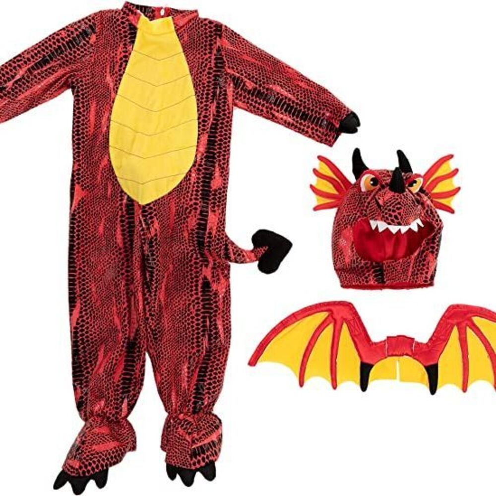 Toddler Red Dragon Costume, 18-24 Months